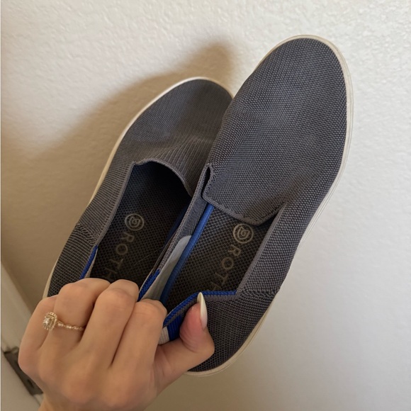 Rothy’s Original Slip On Sneaker Size 8.5 in grey - Picture 2 of 6